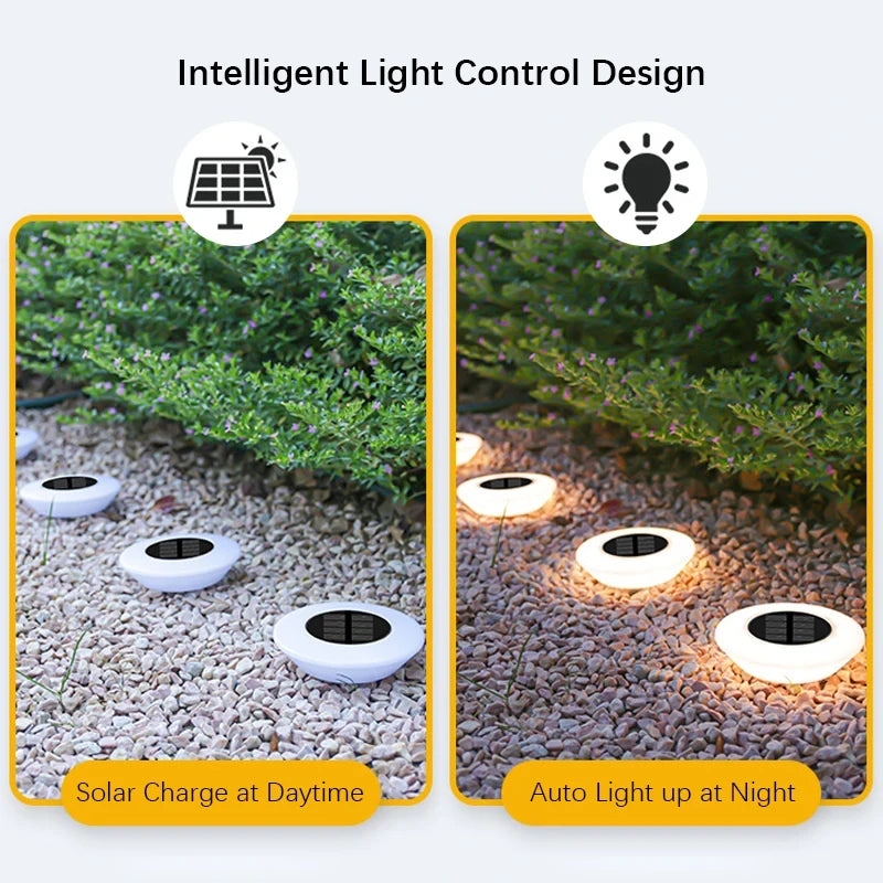 Solar Ground Lights 4PCS